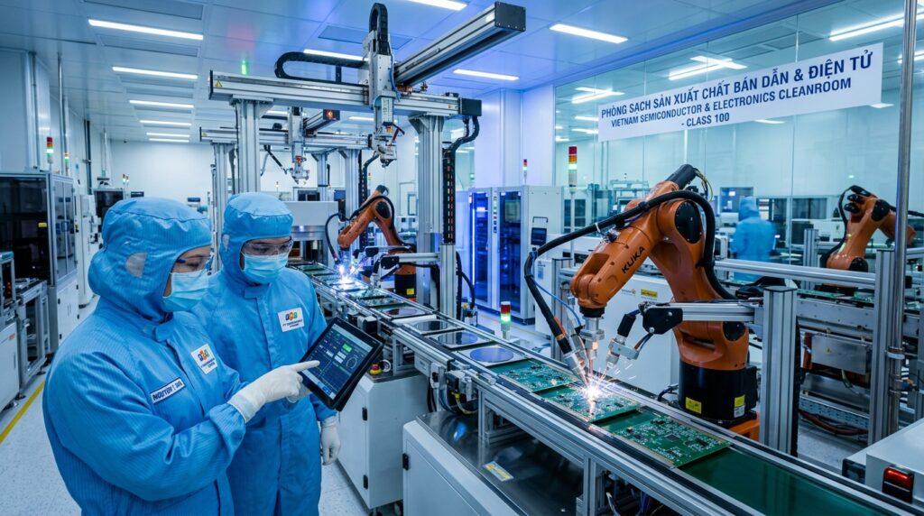 Dòng vốn FDI đổ mạnh vào công nghiệp công nghệ cao: Thúc đẩy nhu cầu tự động hóa và hạ tầng MEP nhà máy